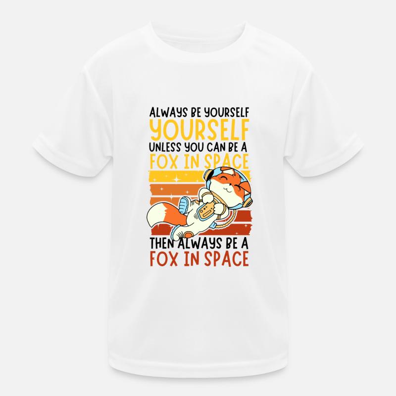 Soyez toujours vous-même - Astronaute Fox dans l’espace T-shirt sport Enfant