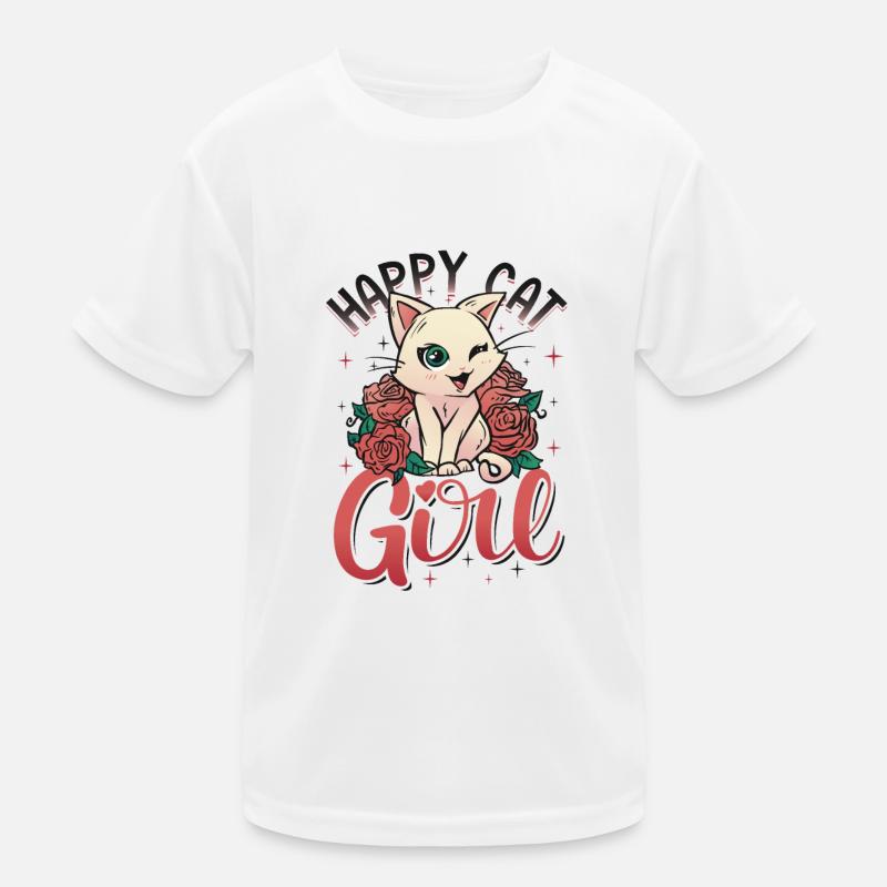 Chat chat heureux Chat Chaton T-shirt sport Enfant