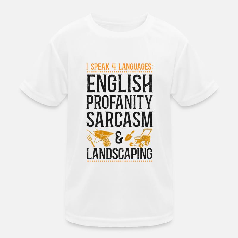 Landscaper Landscaping Landscape Kids Functional T-Shirt