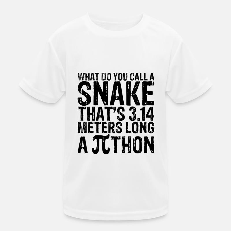 A Snake That's 3.14 Meters Long, A Pithon 4 Kinder Funktions-T-Shirt