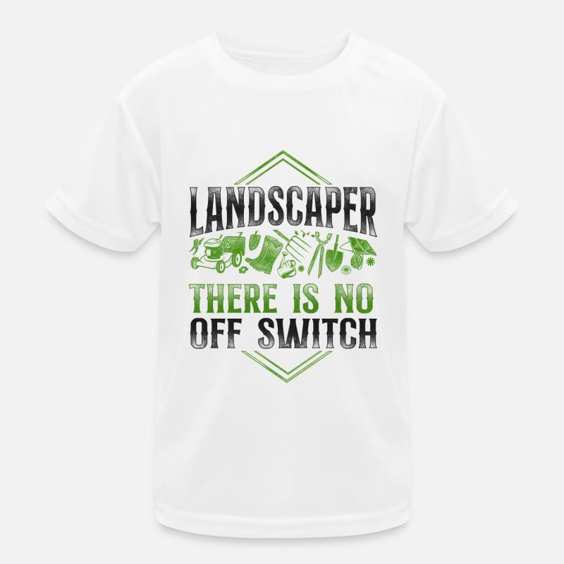 Landscaper Landscaping Landscape Kids Functional T-Shirt