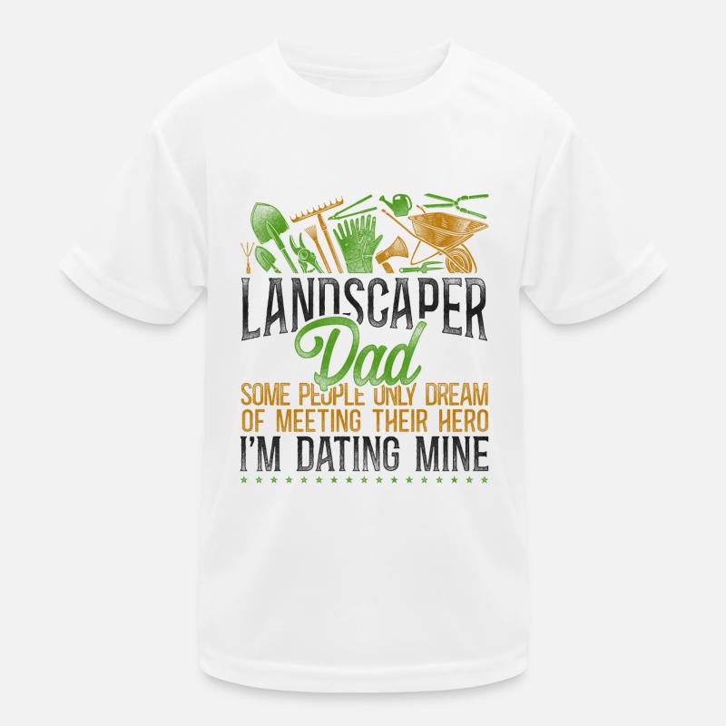 Landscaper Landscaping Landscape Kids Functional T-Shirt