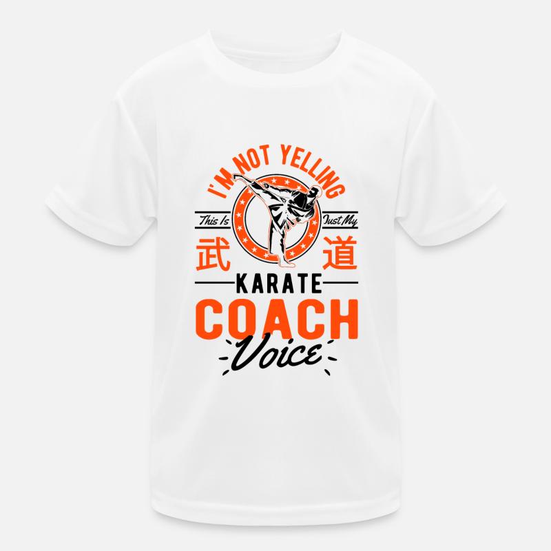 I Don't Scream - Karate Trainer Kids Functional T-Shirt