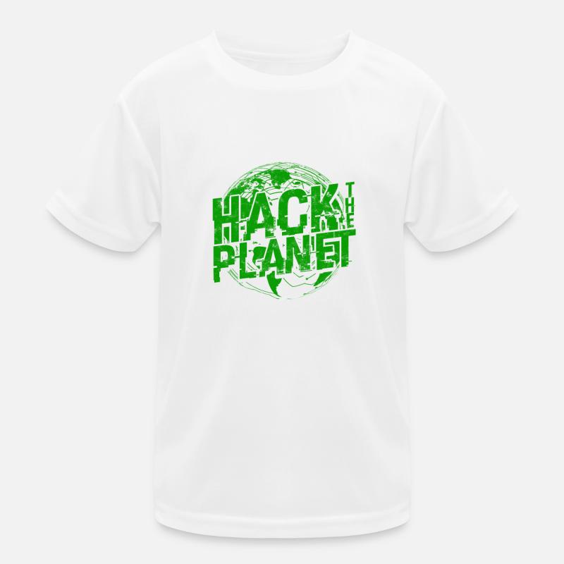 Hack the Planet Softwareentwickler - Kinder Funktions-T-Shirt