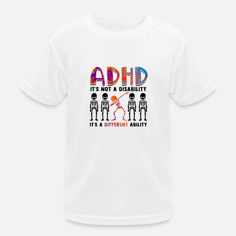ADHS ist keine Behinderung, es ist anders - ADHS Kinder Funktions-T-Shirt