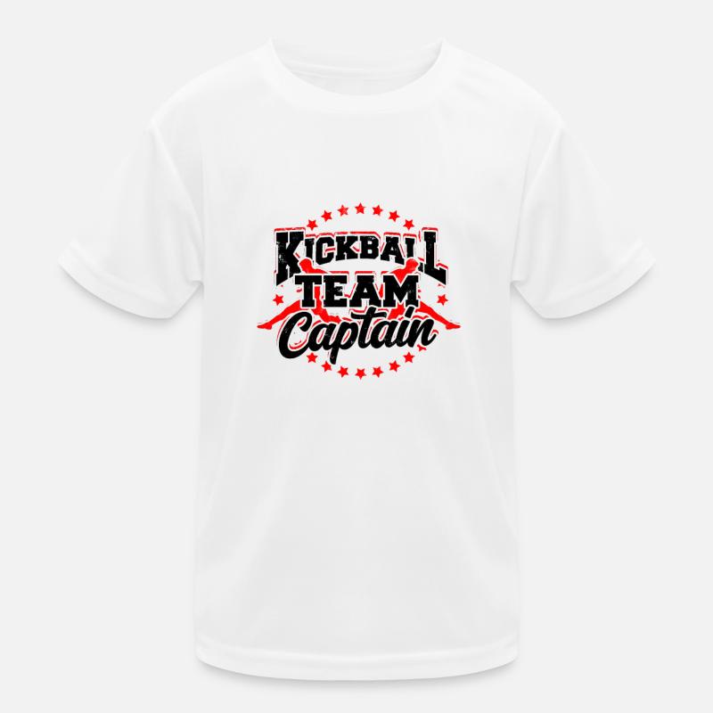 Capitaine de l’équipe de kickball Kickball Player - T-shirt sport Enfant