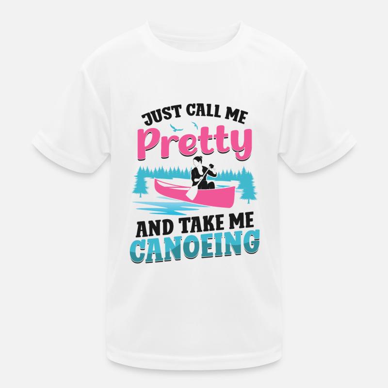canoë canoë fille Appelez-moi simplement T-shirt sport Enfant