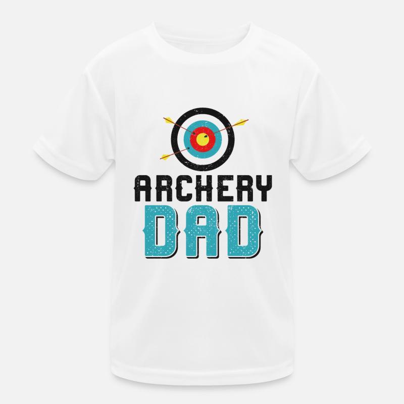 Archery Bow Archer Dad Father Kinder Funktions-T-Shirt