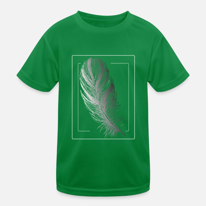 Federn Kinder Funktions-T-Shirt