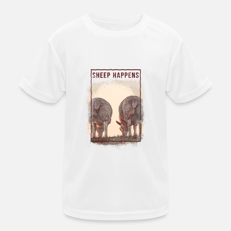 Sheep Happens Kinder Funktions-T-Shirt