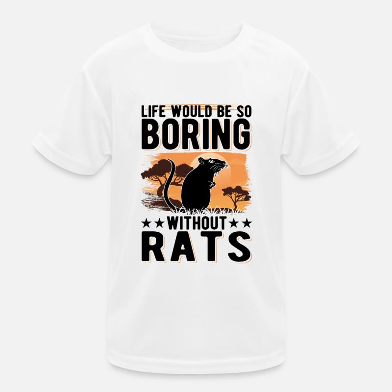 Rat Gift Maison Rat T-shirt sport Enfant