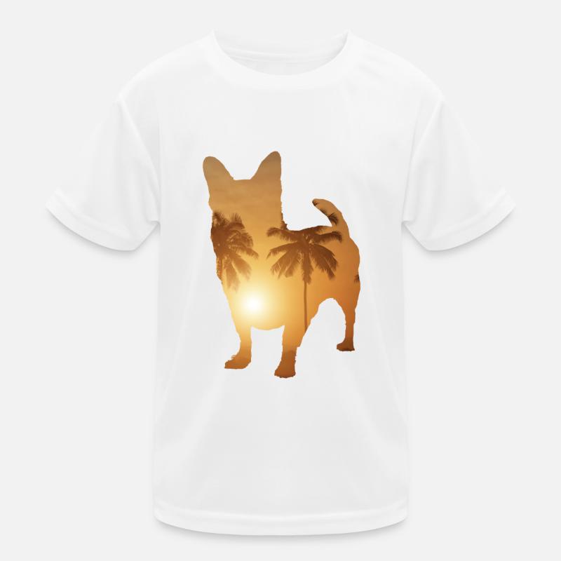 Sommerstrand - Chihuahua Kinder Funktions-T-Shirt