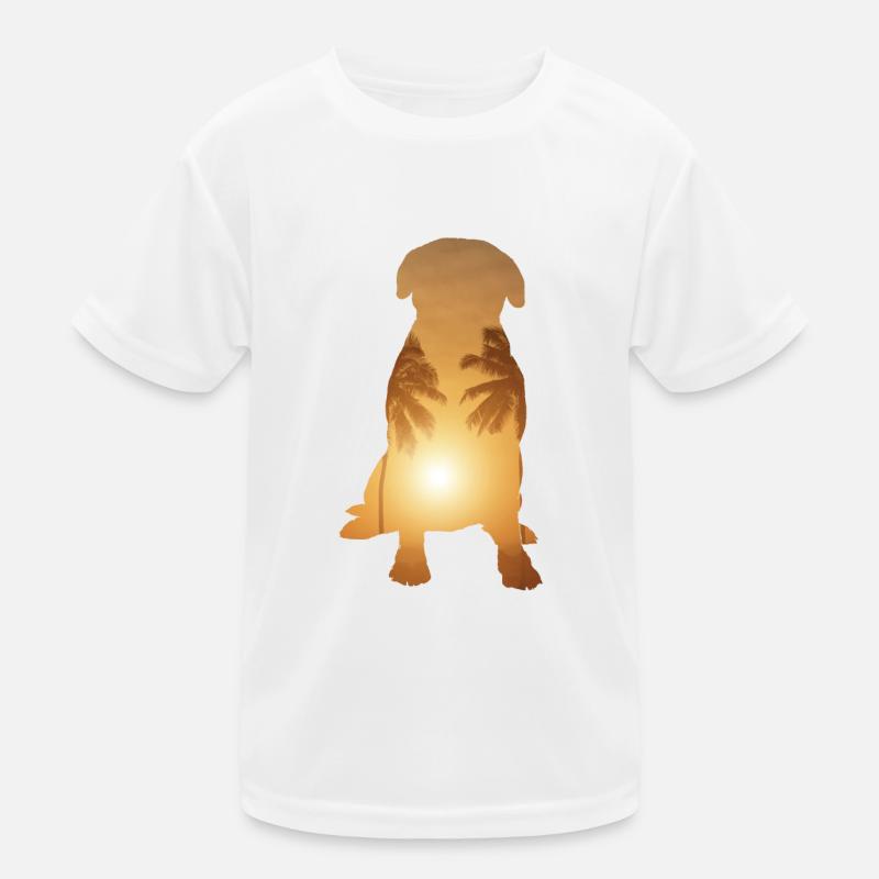 Summer beach - Bullmastiff Kids Functional T-Shirt