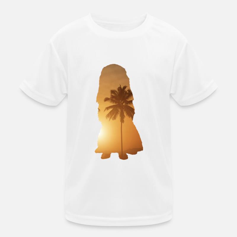 Summer beach - Great Pyrenees Kids Functional T-Shirt