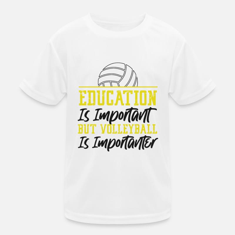 Volleyball Player Team Education Kinder Funktions-T-Shirt