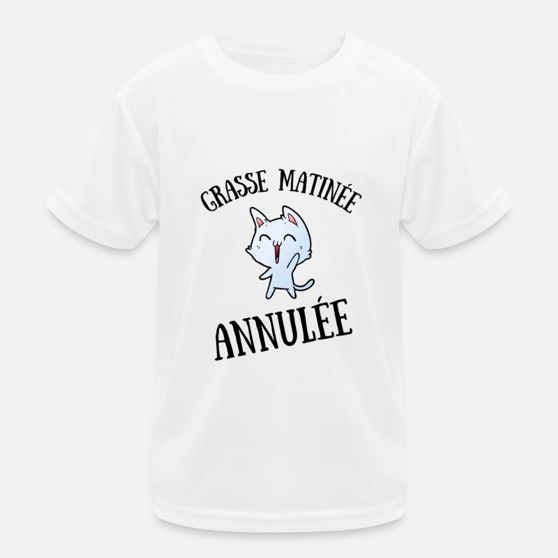 grasse matinée annulée T-shirt sport Enfant