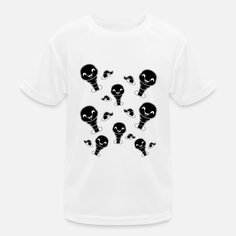 Compost Worms Nice Worm Farmer Funnier Kids Functional T-Shirt