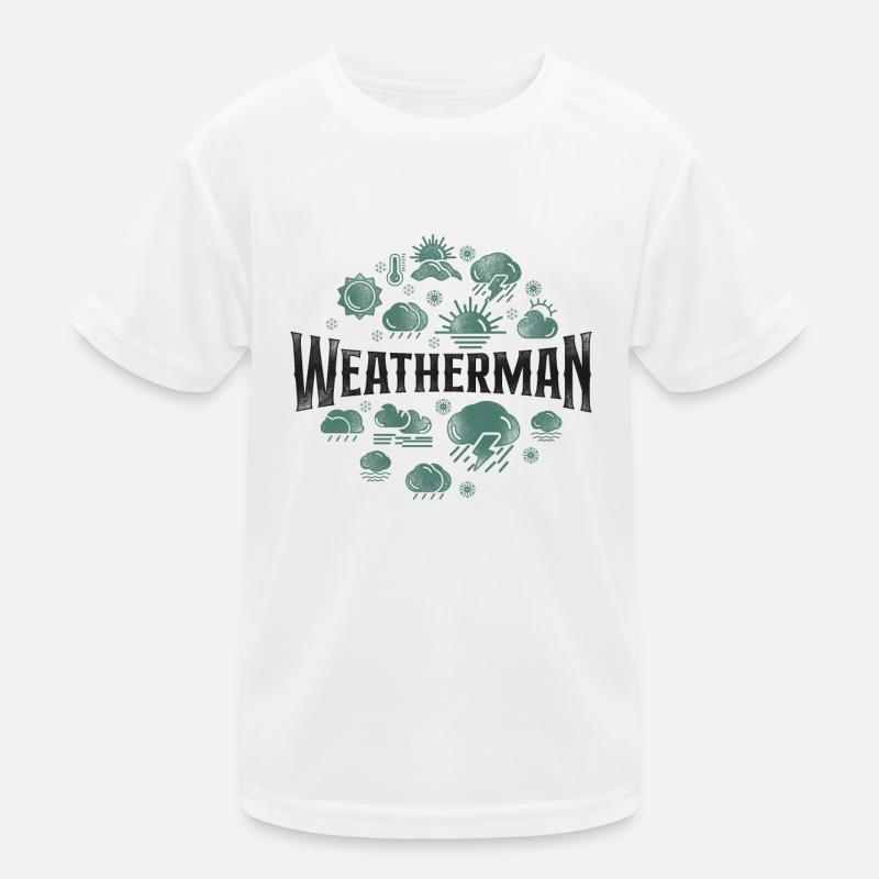 Meteorologist Weather Forecast Kinder Funktions-T-Shirt