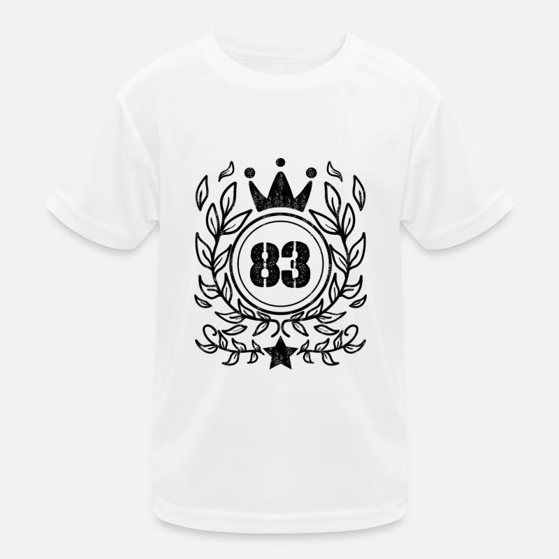 83 - Année de naissance Année de naissance 1983 T-shirt sport Enfant