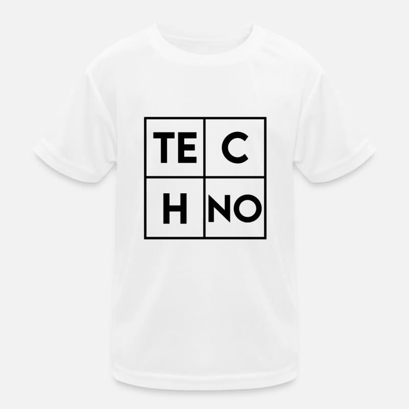 Techno Funktionsshirt til børn