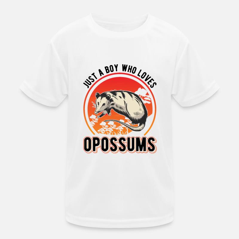 Opossum Junge Possum Beutelratte Kinder Funktions-T-Shirt
