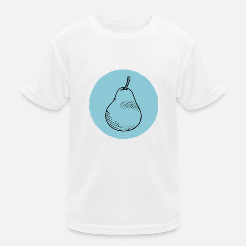 Birne Kinder Funktions-T-Shirt