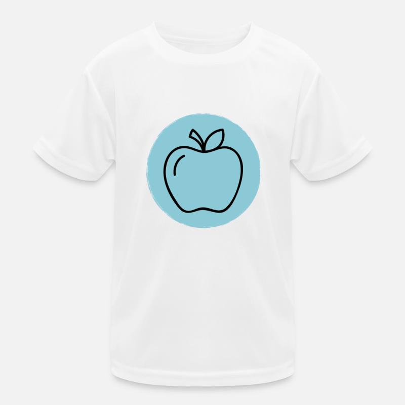Apfel Kinder Funktions-T-Shirt