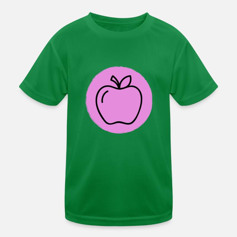 Apfel Kinder Funktions-T-Shirt