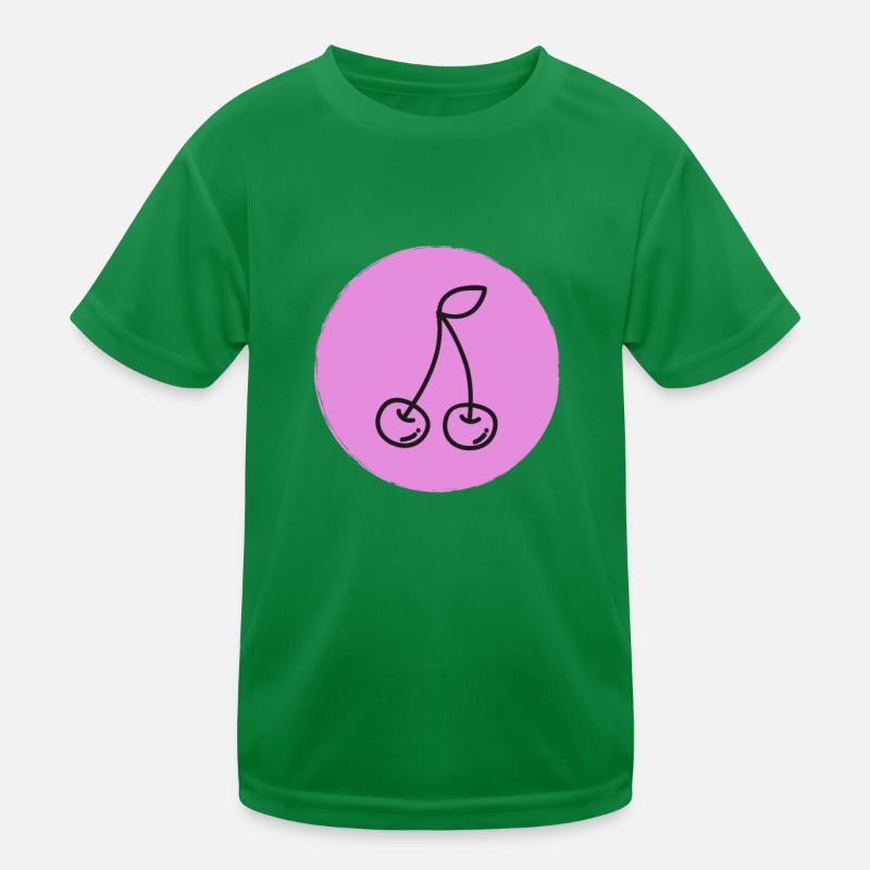 Kirsche Kinder Funktions-T-Shirt