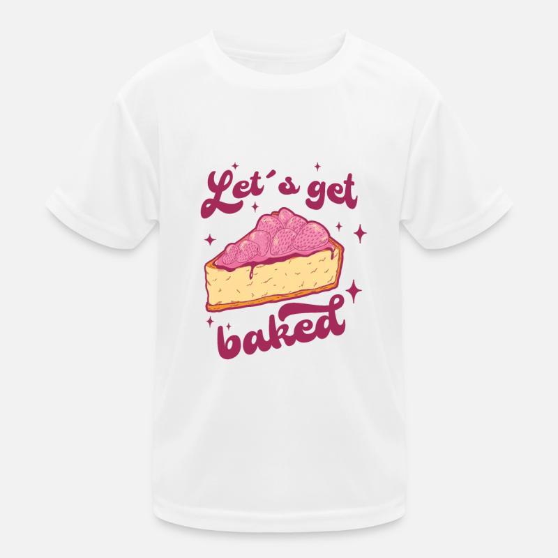 Baking cakes Baker Design n Dessert lovers Kids Functional T-Shirt