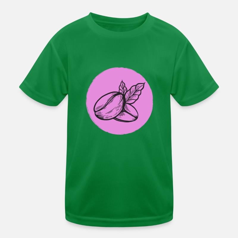 Coffee Coffee Bean Kids Functional T-Shirt