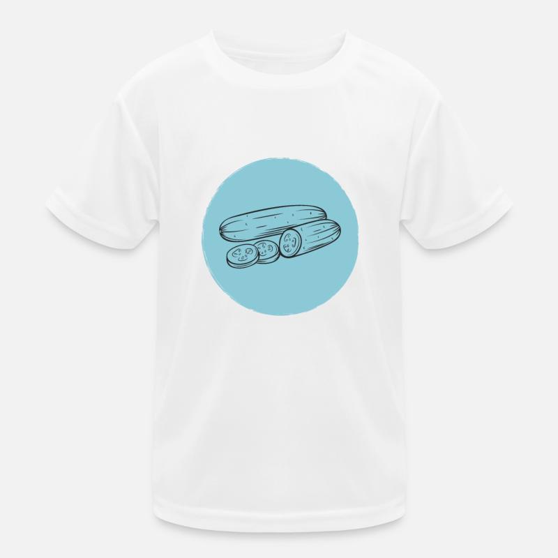 Gurke Kinder Funktions-T-Shirt