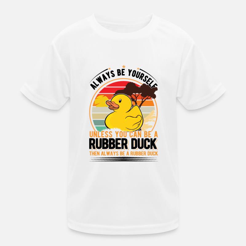 Rubber Duck Squeaky Duck Bathing Duck Kids Functional T-Shirt