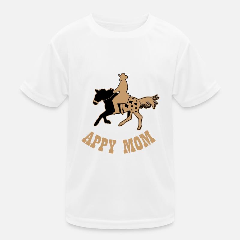 Appaloosa Pferd Mama Mutter Kinder Funktions-T-Shirt