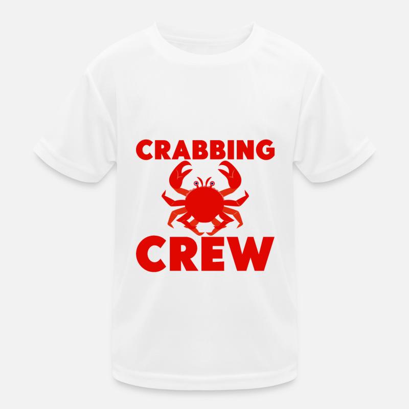 Crabbing Crew Kinder Funktions-T-Shirt