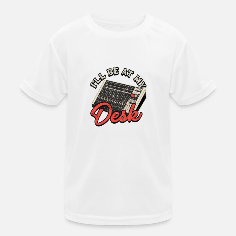 Je serai à mon bureau - dj T-shirt sport Enfant