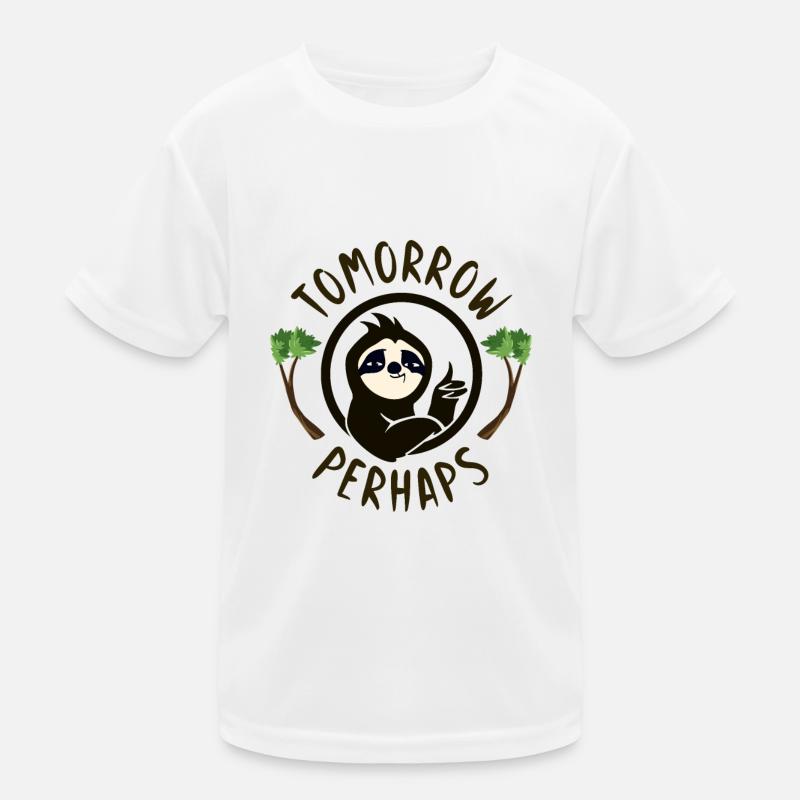 Sloth tomorrow perhaps Kids Functional T-Shirt