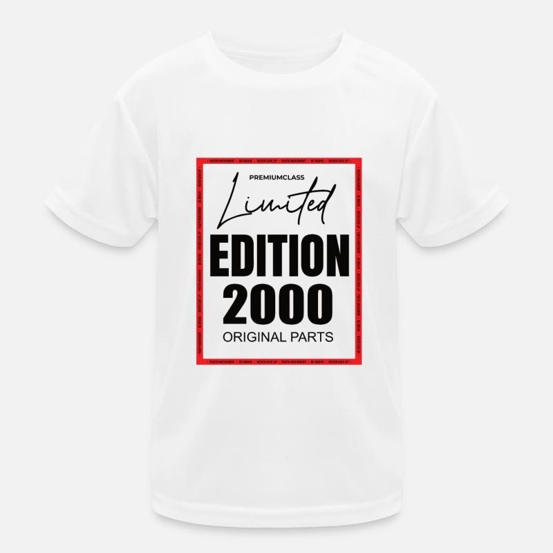 Limited Edition 2000 Kinder Funktions-T-Shirt