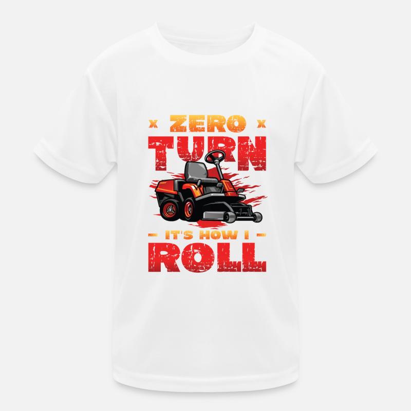 Zero Turn C’est comme ça que je roule Tondeuse à gazon T-shirt sport Enfant