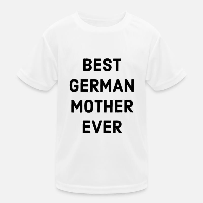 Mutter Spruch Deutsch Kinder Funktions-T-Shirt