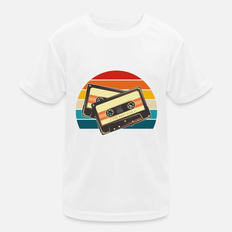 Kassette Kinder Funktions-T-Shirt