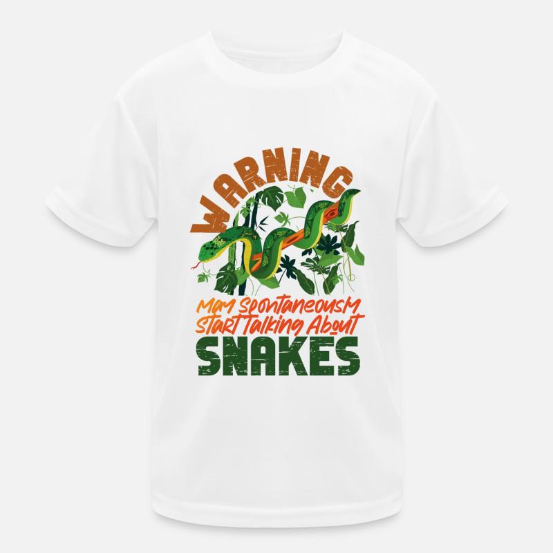 Snake Serpent Warning May Kids Functional T-Shirt