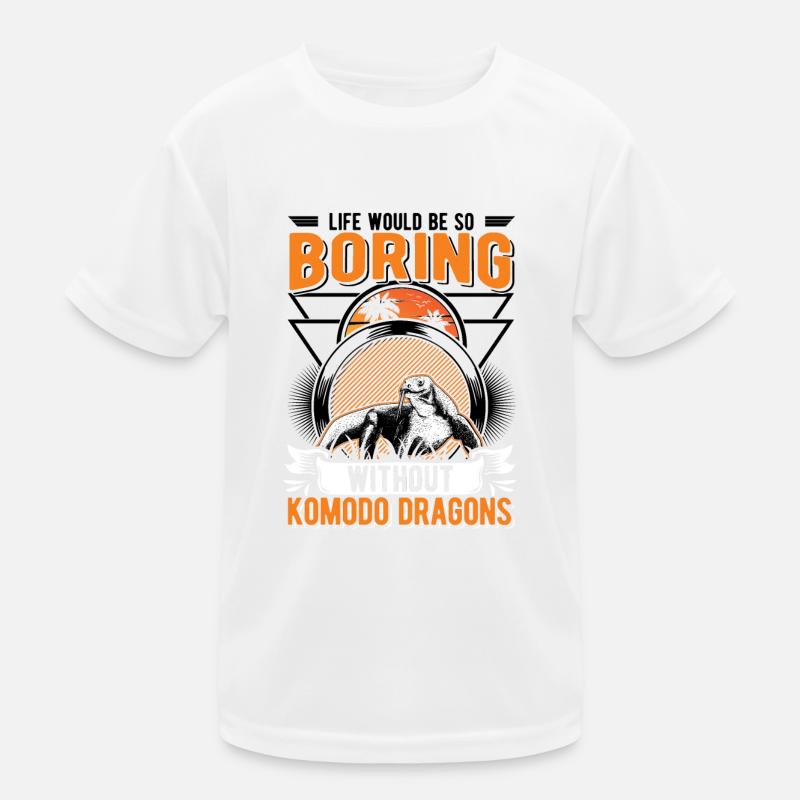 Komodowaran Geschenk Komodo Dragon Waran Kinder Funktions-T-Shirt