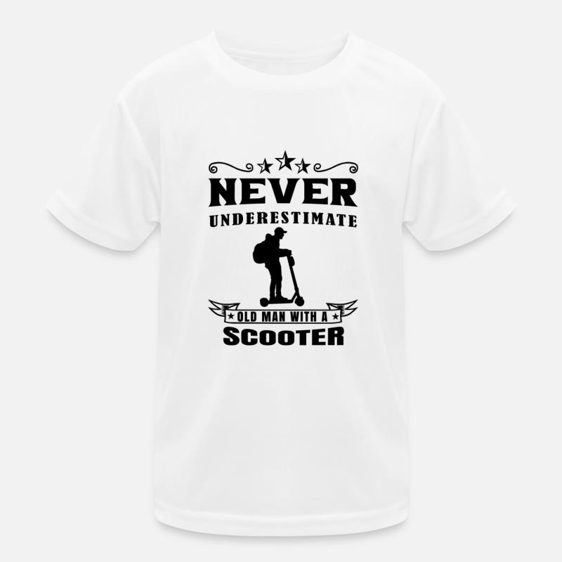 E-Roller E-Scooter Roller Electric Scooter Roller Kinder Funktions-T-Shirt