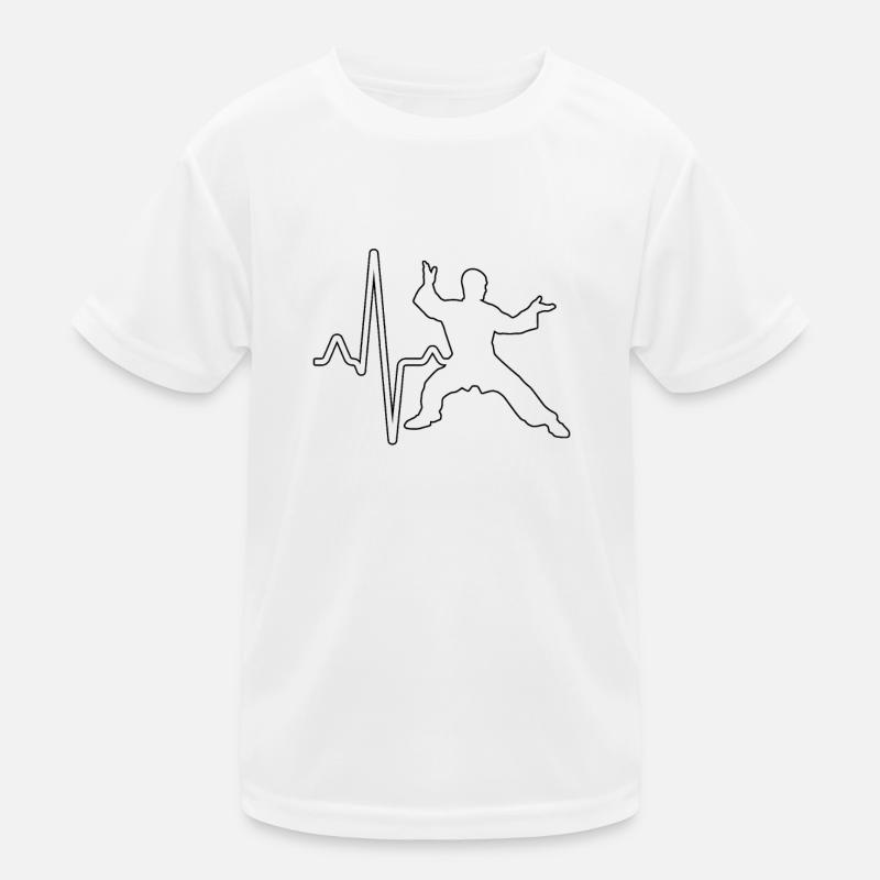Karate Heartbeat Kids Functional T-Shirt