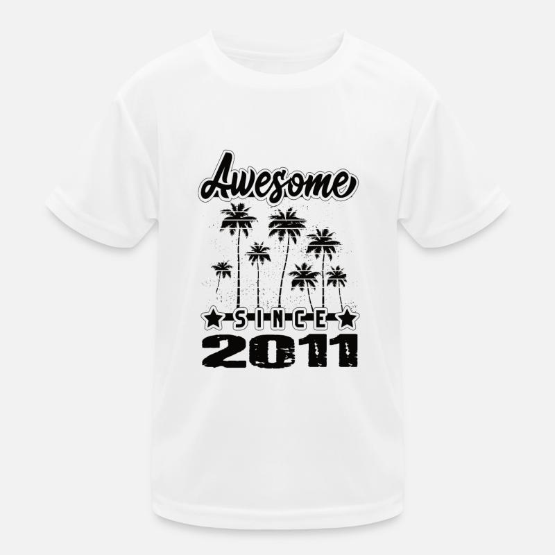 Awesome Since 2011 Kids Functional T-Shirt