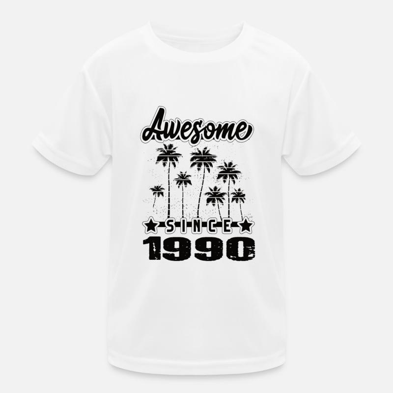 Awesome Since 1990 Kids Functional T-Shirt