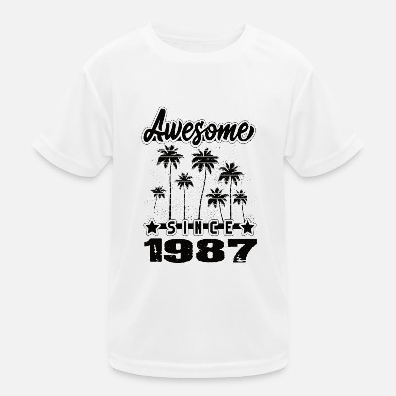 Awesome Since 1987 Kids Functional T-Shirt