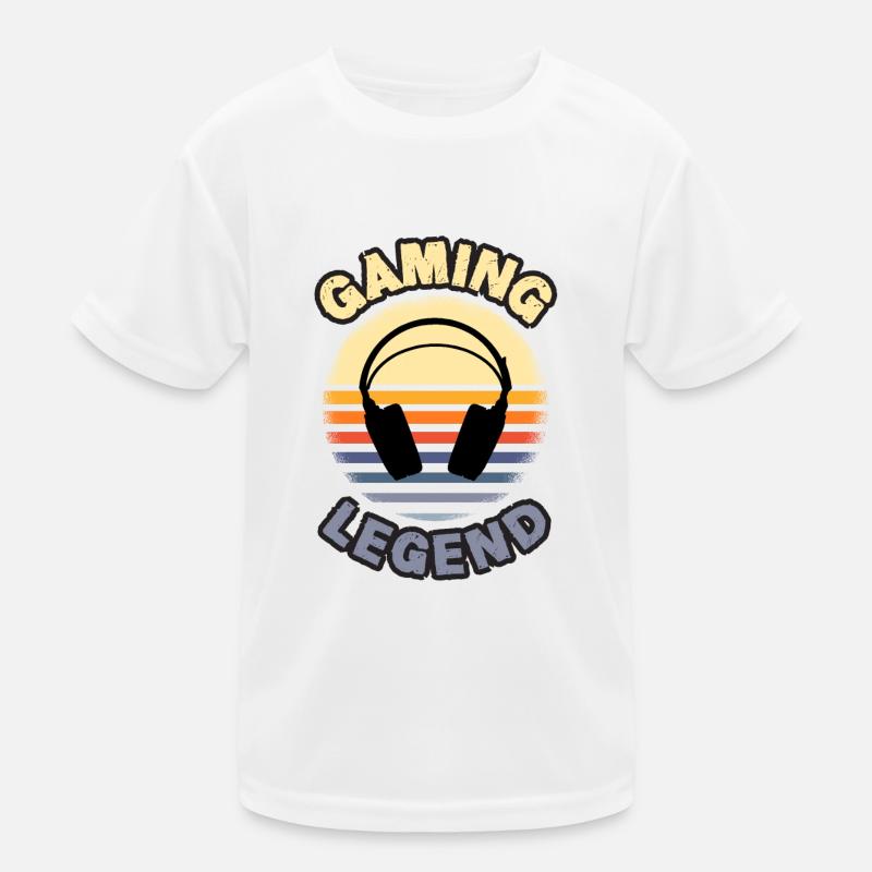 Gaming Legend Retro Video Game Player Console Pc G Kinder Funktions-T-Shirt