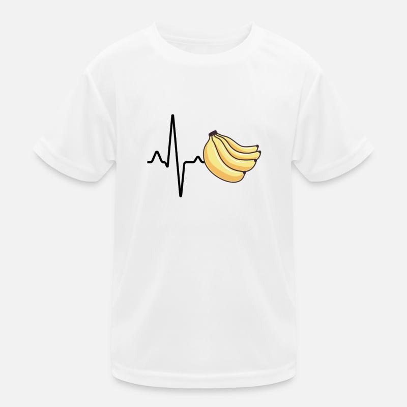 Banana Heartbeat Kids Functional T-Shirt